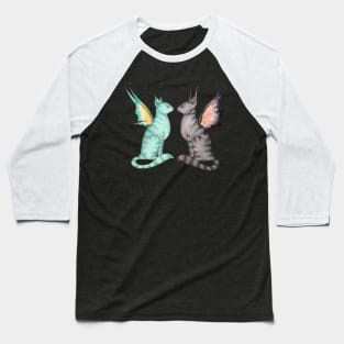 Fairy Cats Baseball T-Shirt